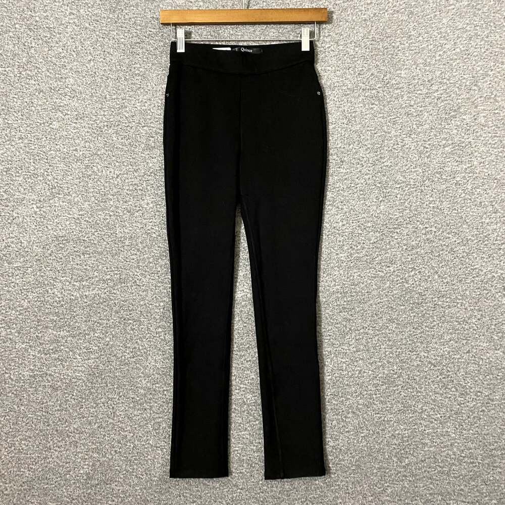 Quince Women's Size XS Black Pull On Skinny Leg Rayon / Nylon Stretch Pants